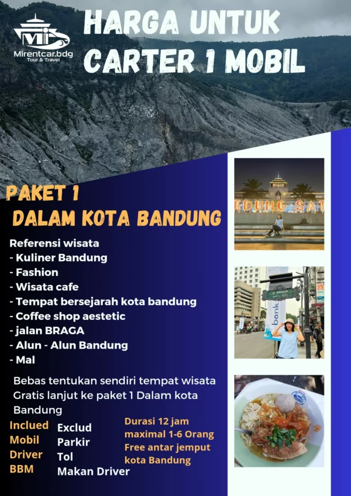 Paket wisata dalam kota bandung
